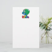 LGBTQ Peacock Briefpapier (Staand voorkant)