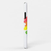 LGBTQ-penseelstreken regenboog Case-Mate iPhone Case (Achterkant/rechts)