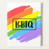 LGBTQ-penseelstreken regenboog Planner (Achterkant)