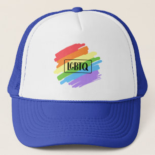 LGBTQ-penseelstreken regenboog Trucker Pet