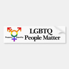 LGBTQ People Matter Equality Sticker