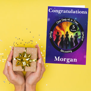 LGBTQ++ Persoonlijke Nuchterheidsmijlpaalkaart Kaart