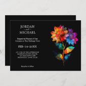 🌈 LGBTQ Petals & Pride  Kaart (Voorkant / Achterkant)