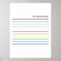 LGBTQ Plain Pride Rainbow-kleuren Progress Pride