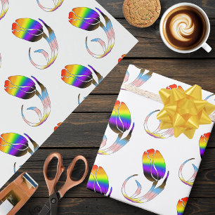 LGBTQ plus Tulp Bloemen Cadeaupapier