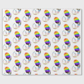 LGBTQ plus Tulp Bloemen Cadeaupapier (Vlak)