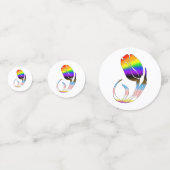 LGBTQ plus Tulp Bloemen Confetti (Voorkanten)