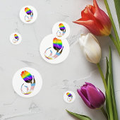LGBTQ plus Tulp Bloemen Confetti