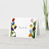 LGBTQ plus Tulpen Bloemen Bedankkaart (Voorkant)