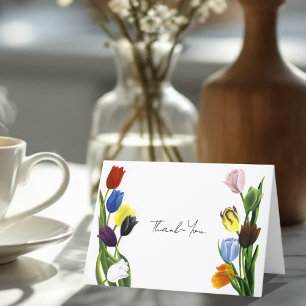 LGBTQ plus Tulpen Bloemen Bedankkaart