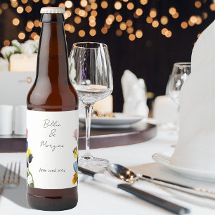 LGBTQ plus Tulpen Bloemen Bier Etiket