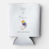 LGBTQ plus Tulpen Bloemen Blikjeskoeler (Voorkant)