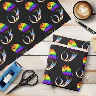 LGBTQ plus Tulpen Bloemen Cadeaupapier