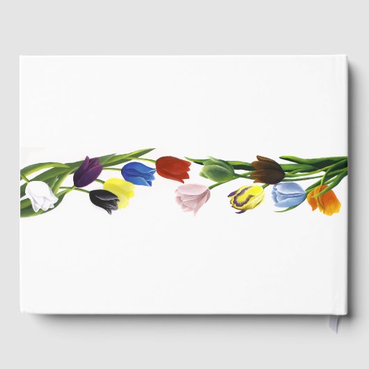 LGBTQ plus Tulpen Bloemen Gastenboek (Achterkant)