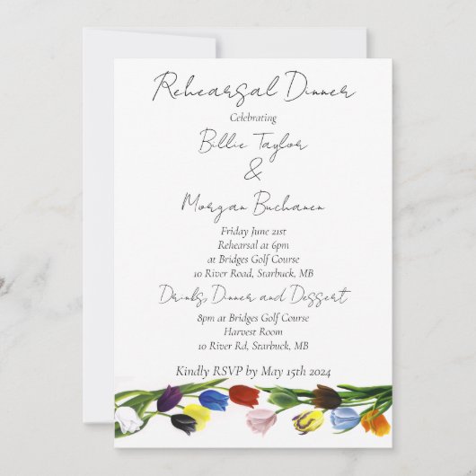 LGBTQ plus Tulpen Bloemen Kaart (Voorkant)