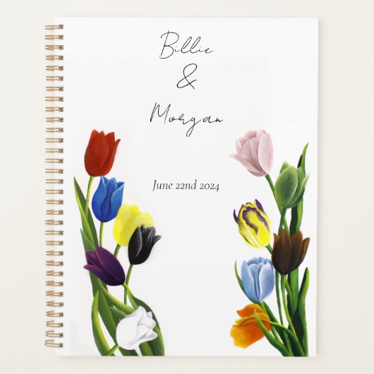 LGBTQ plus Tulpen Bloemen Planner (Voorkant)