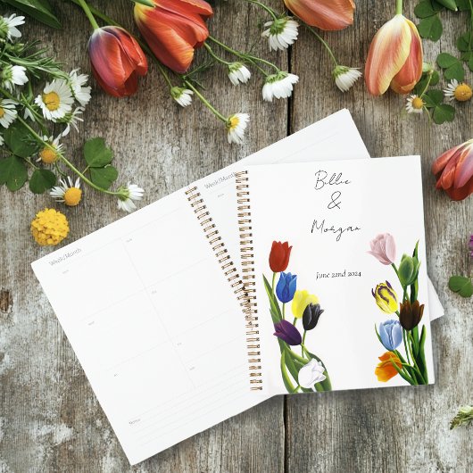 LGBTQ plus Tulpen Bloemen Planner