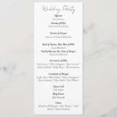 LGBTQ plus Tulpen Bloemen Programmakaart (Achterkant)