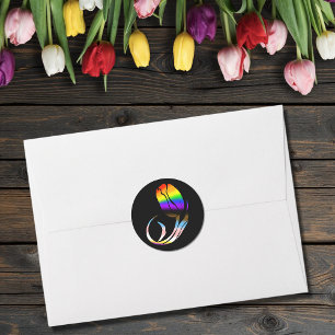 LGBTQ plus Tulpen Bloemen Ronde Sticker