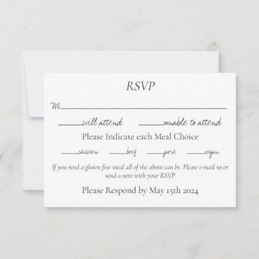 LGBTQ plus Tulpen Bloemen RSVP Kaartje (Voorkant)