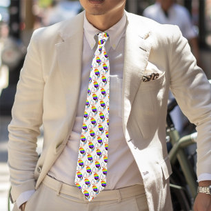 LGBTQ plus Tulpen Bloemen Stropdas