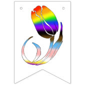 LGBTQ plus Tulpen Bloemen Vlaggetjes (Eerste vlag)