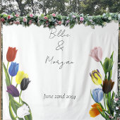 LGBTQ plus Tulpen Bloemen Wandkleed