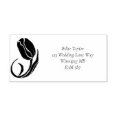 LGBTQ plus Tulpen Bloemen Zelfinktende Stempel (Design)