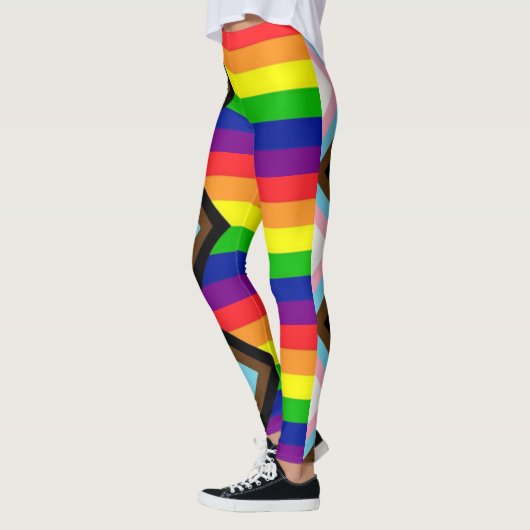 LGBTQ+ Pogress Pride Unisex Trending Leggings (Links)