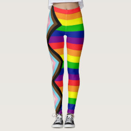 LGBTQ+ Pogress Pride Unisex Trending Leggings