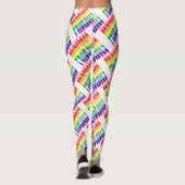 LGBTQ Pride 2023 Leggin van Liefde, Rainbow Flag Leggings (Achterkant)