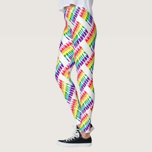 LGBTQ Pride 2023 Leggin van Liefde, Rainbow Flag Leggings (Links)