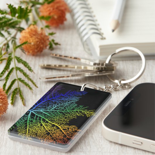 LGBTQ+ Pride Acryl Sleutelhanger (Voorkant Rechts)