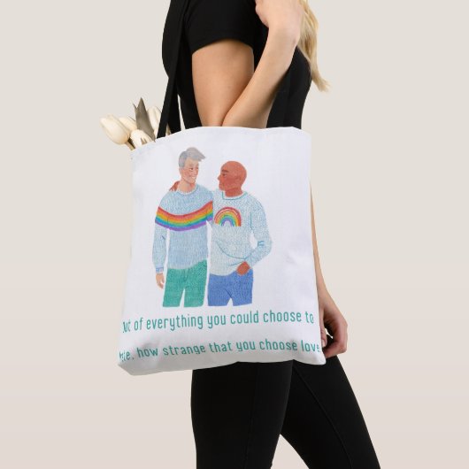 LGBTQ+ Pride Art Tote Bag (Dichtbij)