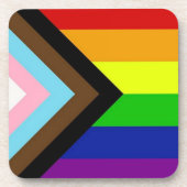 LGBTQ+ Pride Bier Onderzetter (Voorkant)