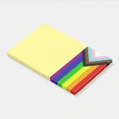 LGBTQ+ Pride Button Post-it Nota's Post-it® Notes (Schuin)