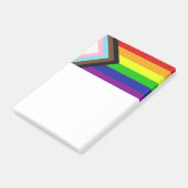 LGBTQ+ Pride Button Post-it Nota's Post-it® Notes (Schuin)