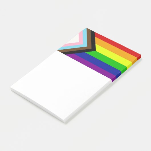 LGBTQ+ Pride Button Post-it Nota's Post-it® Notes (Schuin)