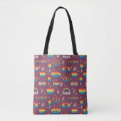 LGBTQ Pride Canvas tas (Voorkant)