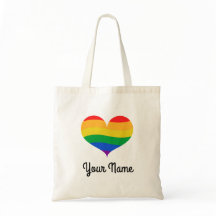 LGBTQ Pride Canvas tas