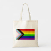 LGBTQ+ Pride Canvas tas (Achterkant)
