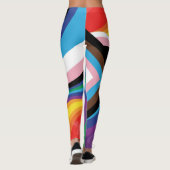 LGBTQ+ Pride Celebration: Speciaal Ontwerp Leggings (Achterkant)