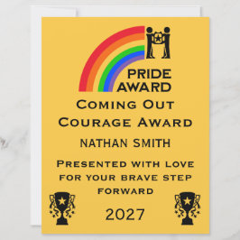 LGBTQ+ & Pride Coming Out Certificaat