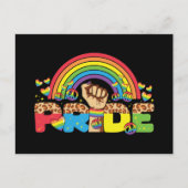 LGBTQ - Pride en Rainbow Briefkaart (Voorkant)