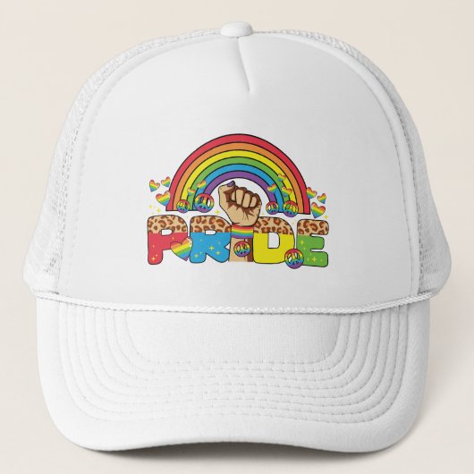 LGBTQ - Pride en Rainbow Trucker Pet (Voorkant)