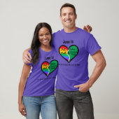 LGBTQ+ Pride en Scoliosis T-Shirt is niet recht (Unisex)