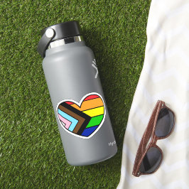 LGBTQ+ Pride en steun Rainbow Heart Sticker