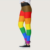 LGBTQ Pride Flag (8 Stripes) Leggings (Links)