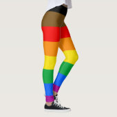 LGBTQ Pride Flag (8 Stripes) Leggings (Rechts)