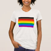 LGBTQ Pride Flag (8 Stripes) T-shirt (Voorkant)